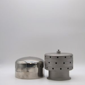 140 mm 6 Layer Sterile Tank Vent Filter with 4 inch Tri-Clamp Connections.