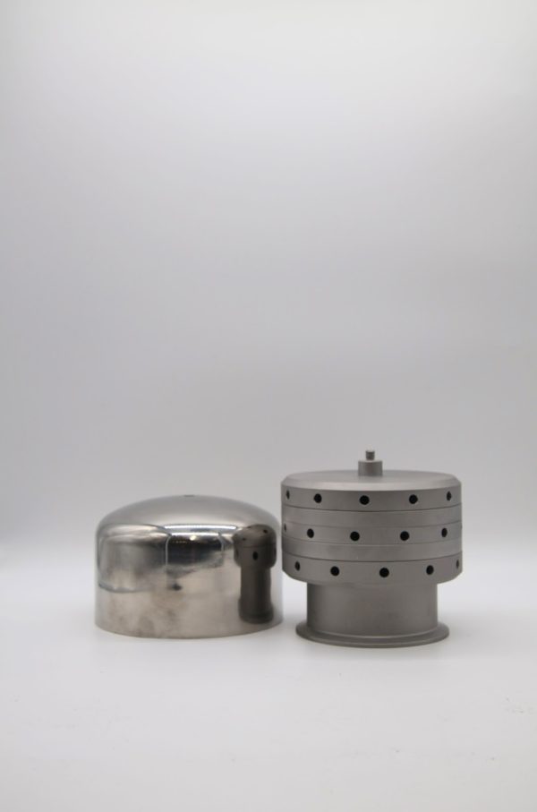 140 mm 6 Layer Sterile Tank Vent Filter with 4 inch Tri-Clamp Connections. - Image 2