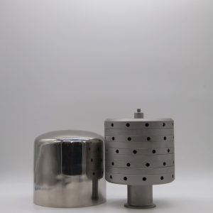 140 mm 8 Layer Sterile Tank Vent Filter with 2 inch Tri-Clamp Connections.