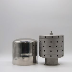 140 mm 8 Layer Sterile Tank Vent Filter with 3 inch Flange Connections.