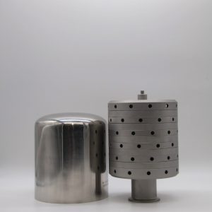140 mm 10 Layer Sterile Tank Vent Filter with 2 inch Tri-Clamp Connections.