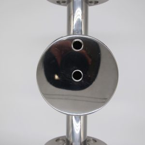PSF-0806100F, 82 mm 6 Layer Sterile Air and Gas Filter with 1 inch 150 lb Flange Connections