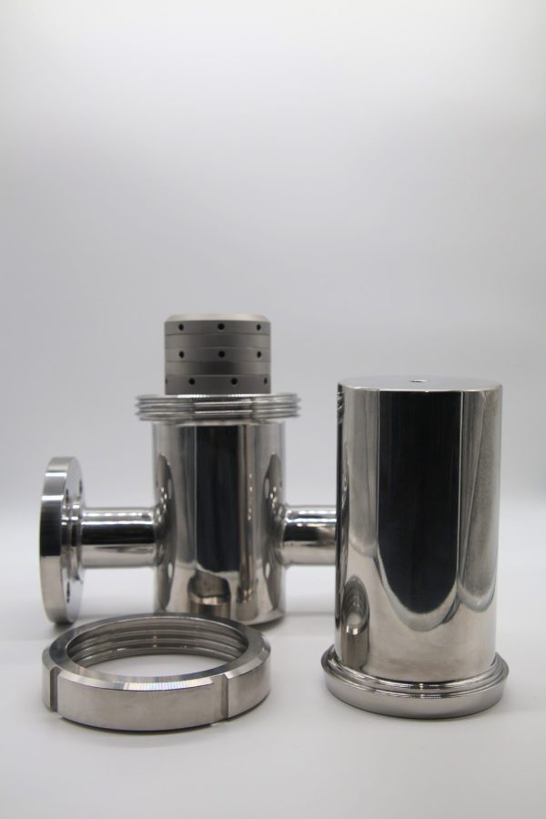 82 mm 4 Layer Culinary Steam Filter with 1.5 inch 150 lb Flange connections