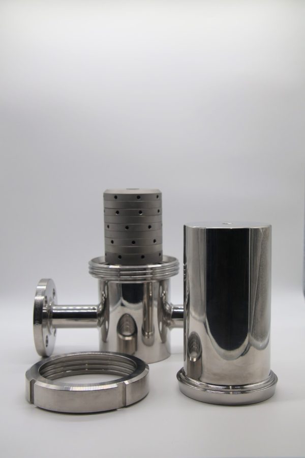 82 mm 8 Layer Culinary Steam Filter with 1" 150 lb Flange connections