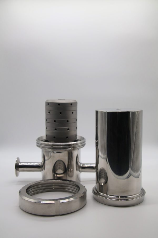 82 mm 8 Layer Culinary Steam Filter with 1" Tri Clamp connections