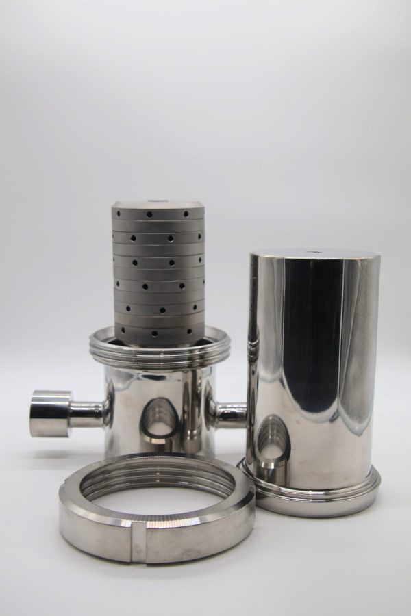 82 mm 10 Layer Culinary Steam Filter with 1.0 inch FNPT connections