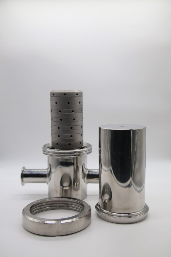 82 mm 12 Layer Culinary Steam Filter with 1.5 inch Tri-Clamp connections