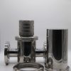 100 mm 8 Layer Culinary Steam Filter with 2 inch 150 lb Flange connections.