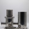 100 mm 8 Layer Culinary Steam Filter with 2 inch Tri-Clamp Connections.
