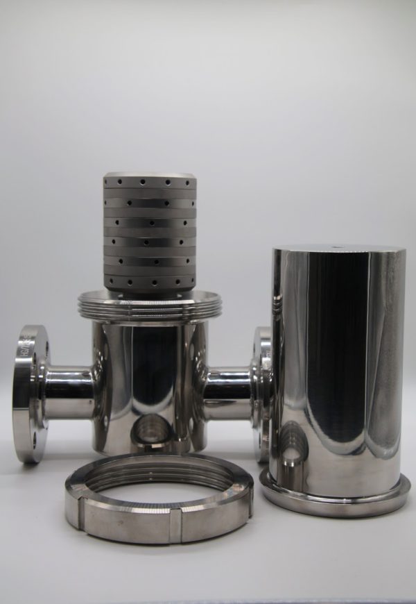 100 mm 10 Layer Culinary Steam Filter with 2 inch 150 lb Flange connections.