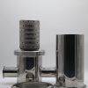 100 mm 12 Layer Culinary Steam Filter with 2 inch Tri-Clamp connections.