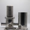 100 mm 14 Layer Culinary Steam Filter with 2 inch Tri-Clamp connections.