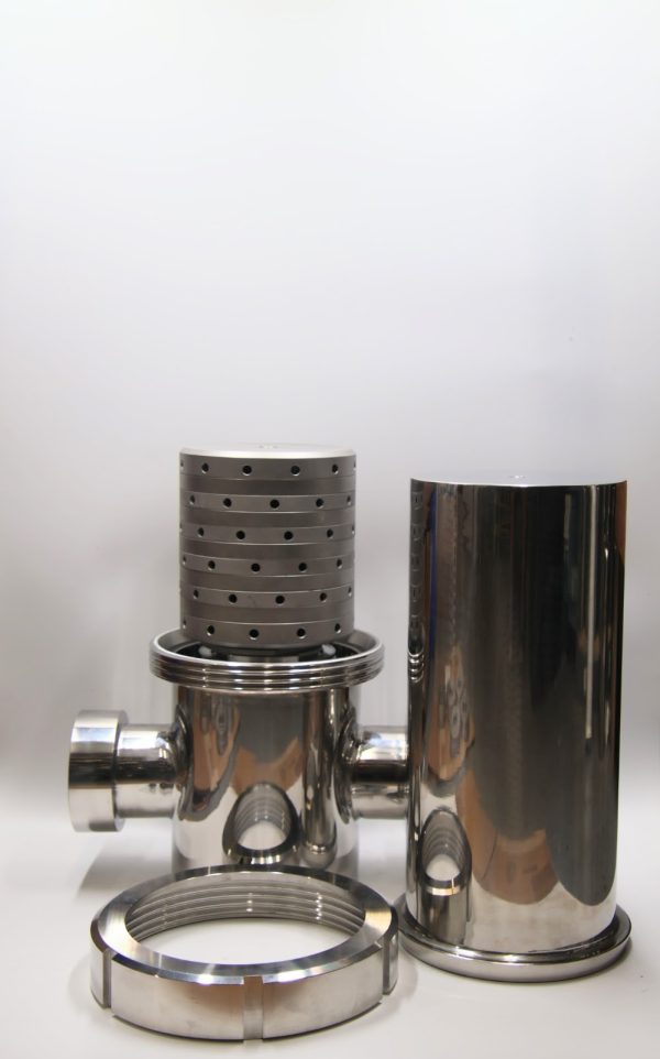 140 mm 10 Layer Culinary Steam Filter with 3 inch 150 lb Flange connections