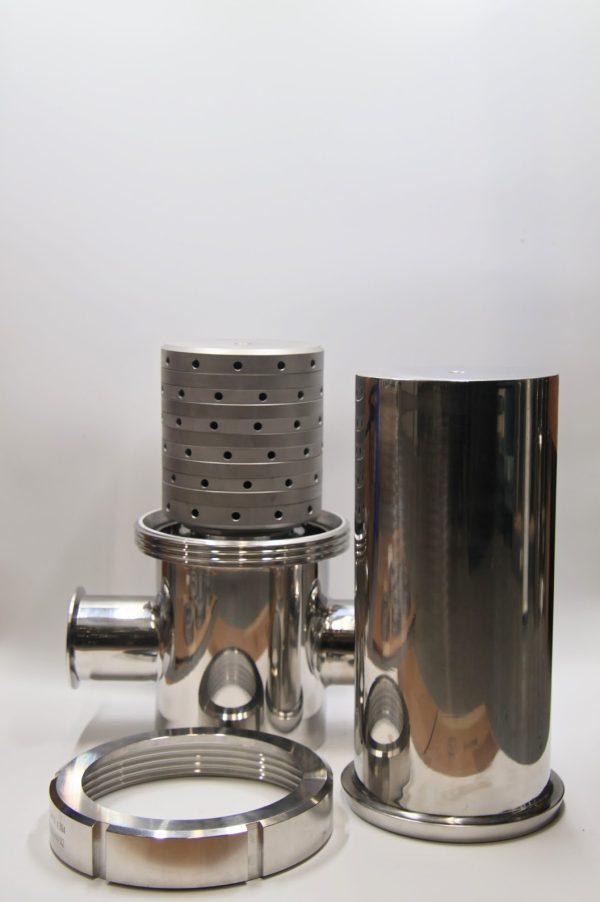 140 mm 10 Layer Culinary Steam Filter with 3 inch Tri-Clamp connections