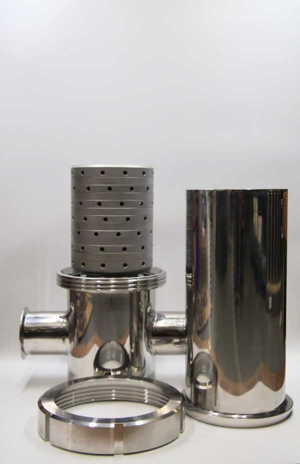 140 mm 12 Layer Culinary Steam Filter with 2 inch Tri-Clamp connections