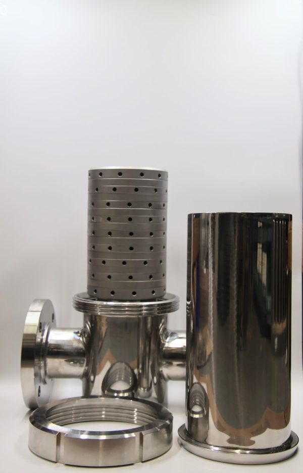 140 mm 16 Layer Culinary Steam Filter with 2 inch 150 lb 150 lb Flange Connections