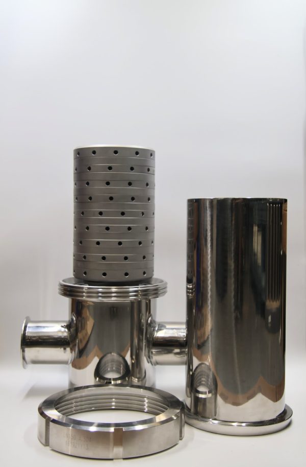 140 mm 16 Layer Culinary Steam Filter with 2 inch Tri-clamp Connections