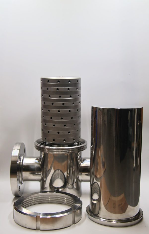 140 mm 16 Layer Culinary Steam Filter with 3 inch 150 lb Flange Connections