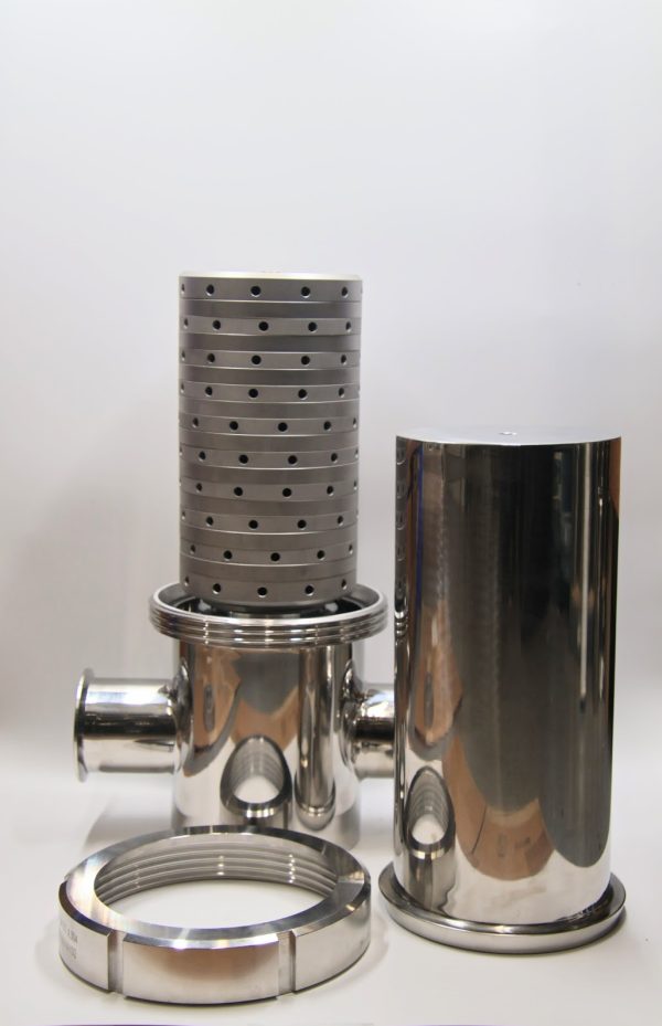 140 mm 18 Layer Culinary Steam Filter with 3 inch Tri-clamp connections