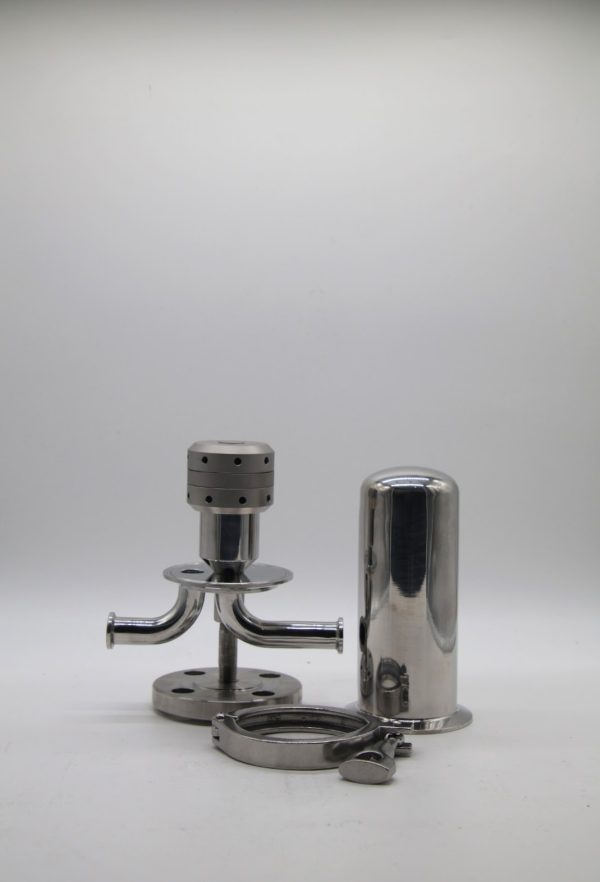 60 mm 2 Layer Culinary Steam Filter with 1/2 inch Tri-Clamp connections