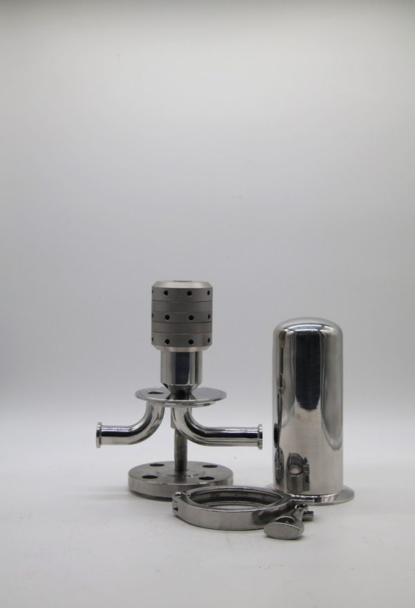 60 mm 4 Layer Culinary Steam Filter with 3/4 inch Tri-Clamp connections