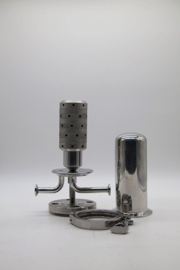 60 mm 8 Layer Culinary Steam Filter with 1/2 inch Tri-Clamp connections