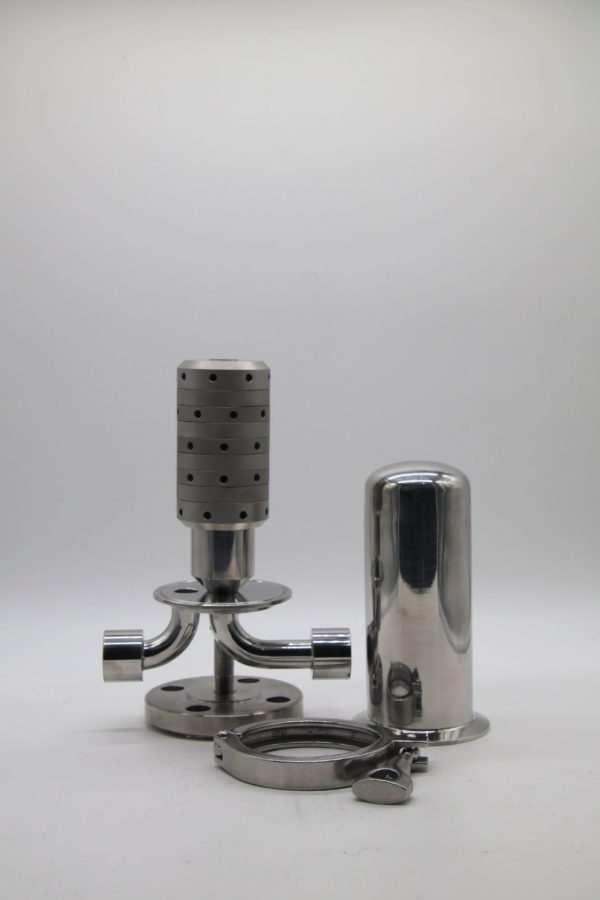 60 mm 8 Layer Culinary Steam Filter with 3/4 inch FNPT connections