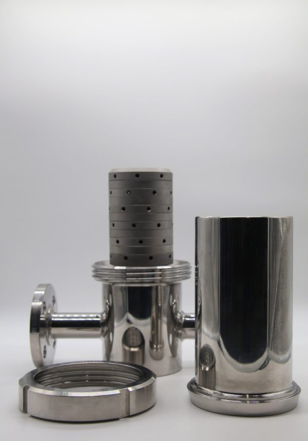 82 mm 10 Layer Sterile Air and Gas Filter with 1.0 inch 150 lb Flange connections