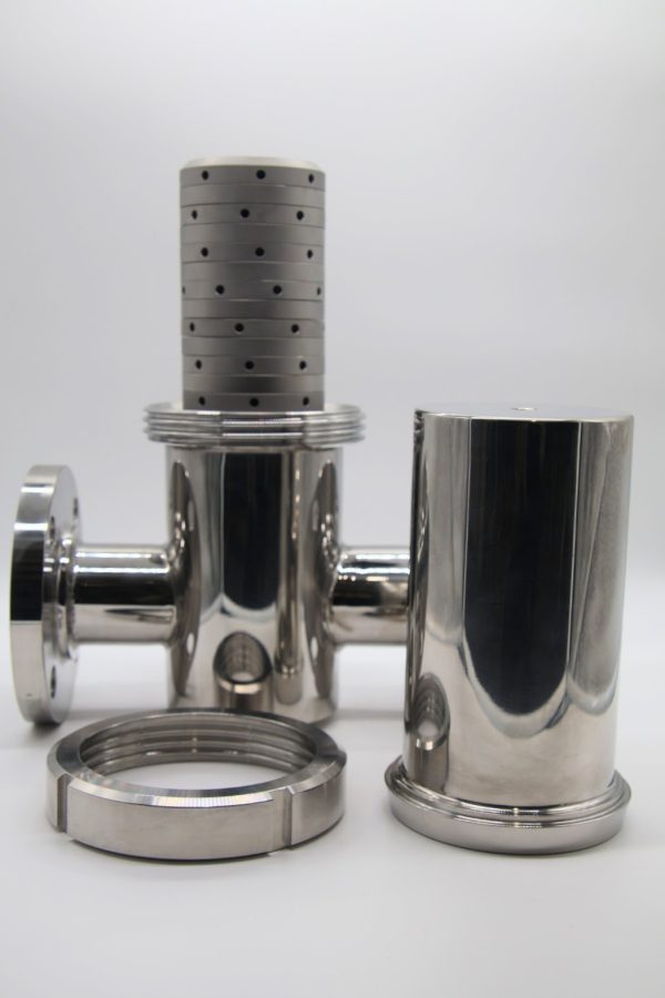 82 mm 12 Layer Sterile Air and Gas Filter with 2 inch 150 lb Flange Connections