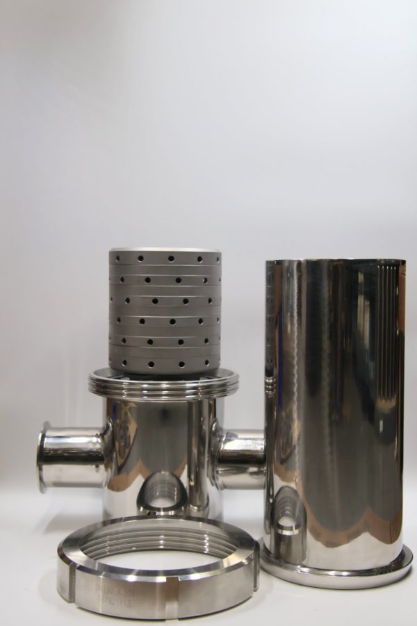 140 mm 10 Layer Sterile Air and Gas Filter with 2 inch Tri-Clamp Connections