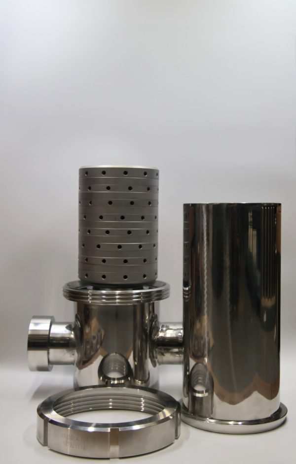 140 mm 14 Layer Sterile Air and Gas Filter with 2.0 inch FNPT connections