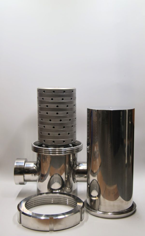 140 mm 14 Layer Sterile Air and Gas Filter with 3.0 inch FNPT connections
