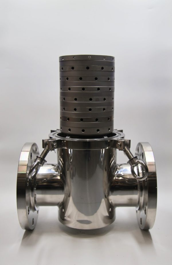 140 mm 14 Layer Sterile Air and Gas Filter with 4 inch 150 lb 150 lb Flange connections