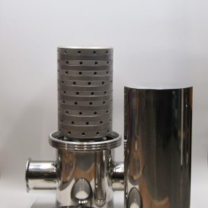 140 mm 16 Layer Sterile Air and Gas Filter with 3 inch Tri-Clamp Connections