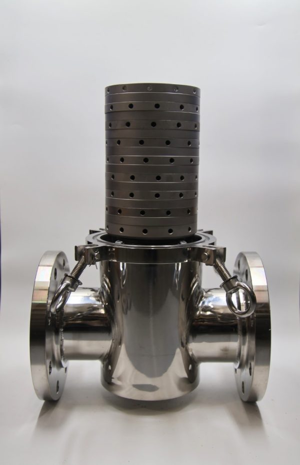 140 mm 16 Layer Sterile Air and Gas Filter with 4 inch 150 lb 150 lb Flange Connections