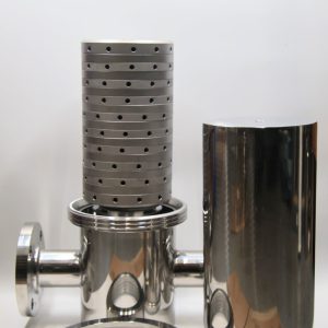140 mm 18 Layer Sterile Air and Gas Filter with 2 inch 150 lb 150 lb Flange connections