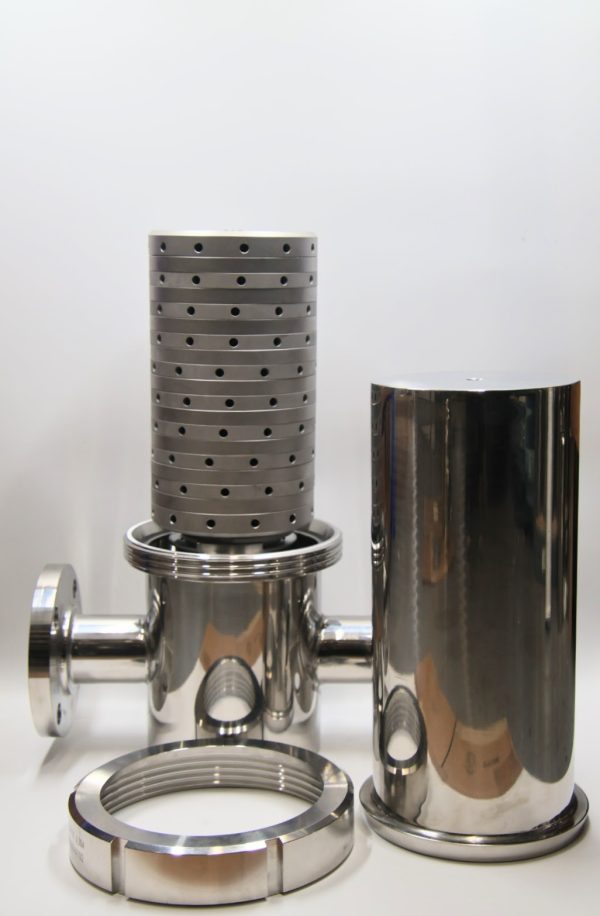 140 mm 18 Layer Sterile Air and Gas Filter with 2 inch 150 lb 150 lb Flange connections