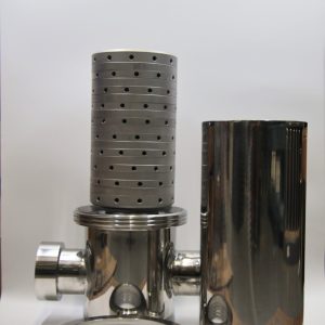 140 mm 18 Layer Sterile Air and Gas Filter with 2 inch FNPT connections
