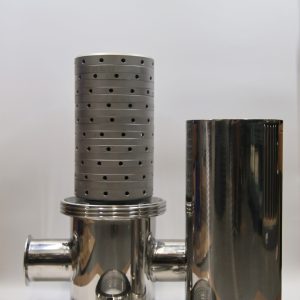 140 mm 18 Layer Sterile Air and Gas Filter with 2 inch Tri-Clamp connections