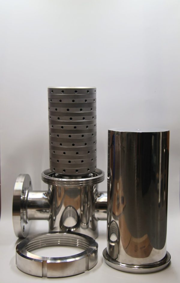 140 mm 18 Layer Sterile Air and Gas Filter with 3 inch 150 lb 150 lb Flange connections