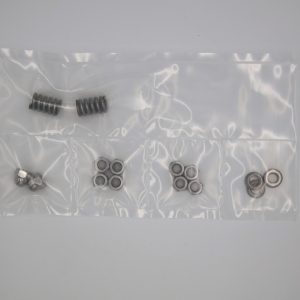 SPK-BA, Spare Parts kit for Vent Filter. Kit includes four washers, four 13 mm Hex nuts, two 13 mm lock nuts,2 compression Springs & 2 O-ring Element seals.